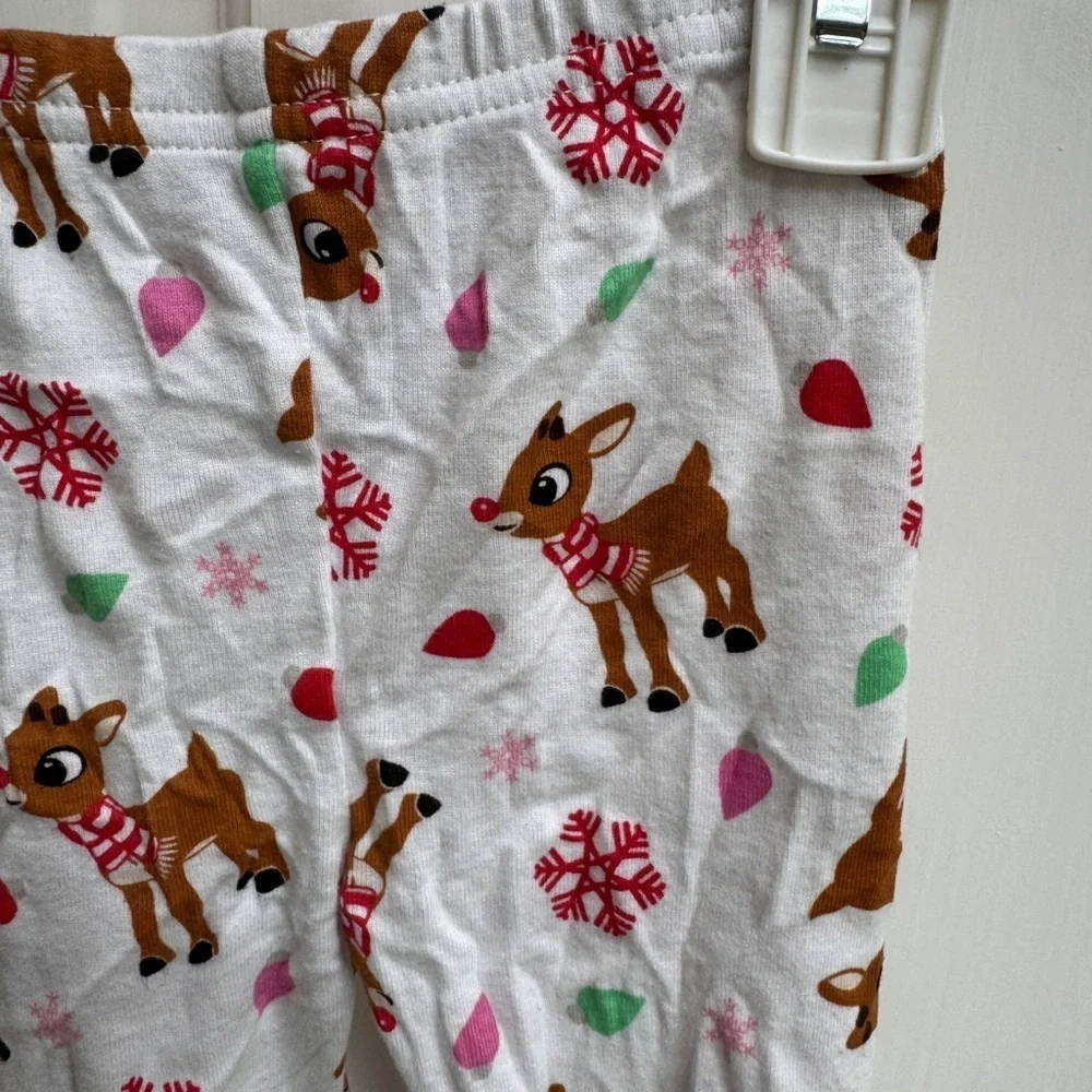 Rudolph the Red Nose Reindeer 18M Boys Girls Pajama Bottoms